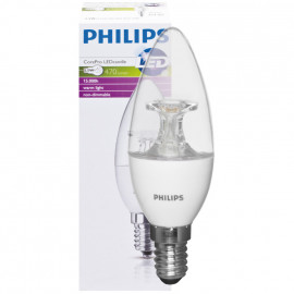 LED Lampe, Kerze, COREPRO LEDcandle, E14 / 5,5W, klar, 470 lm, Philips