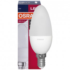 LED Lampe, Kerze, Parathom promo Value, Classic B, E14 / 6W, matt, 470 lm, Osram