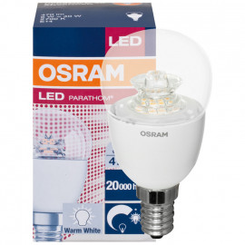 LED Lampe, Tropfen, PARATHOM ADVANCED CLASSIC P, E14 / 6W, klar, 470 lm, Osram