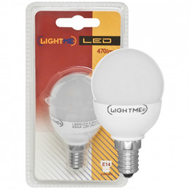 LED Lampe, Tropfen, E14 / 5,5W, opal, 470 lm, Lightme