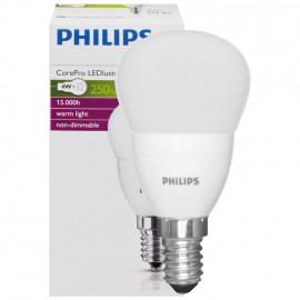 LED Lampe, Tropfen, COREPRO LEDluster, E14 / 4W, matt, 250 lm, Philips