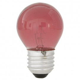 Tropfenlampe, E27 / 25W, Dekolampe Farbe rot