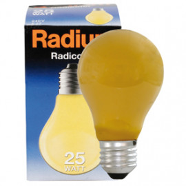 Allgebrauchslampen AGL, E27 / 11W, Dekolampe Farbe gelb Radium