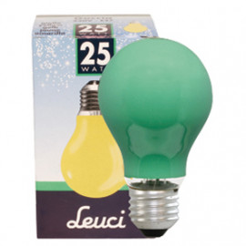 Allgebrauchslampen AGL, E27 / 25W, Dekolampe Farbe grün Leuci