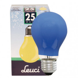 Allgebrauchslampen AGL, E27 / 25W, Dekolampe Farbe blau Leuci