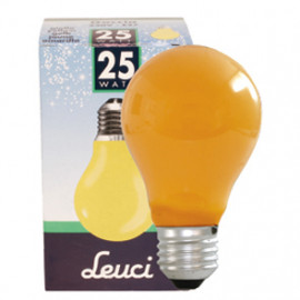 Allgebrauchslampen AGL, E27 / 25W, Dekolampe Farbe orange Leuci