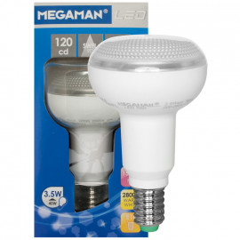 LED Lampe, Reflektor, R50, E14 / 3,5W, 250 lm, Megaman