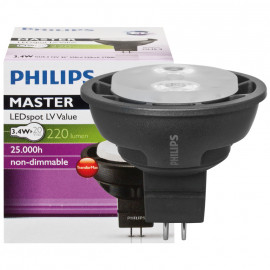 LED Lampe, Reflektor, MASTER LEDSpot Value, GU5,3 / 3,4W, 220 lm, 2700K, Philips