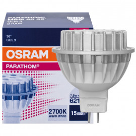 LED Lampe, Reflektor, PARATHOM MR16, GU5,3 / 7,5W, 621 lm, 2700K, Osram