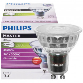 LED Reflektorlampe PAR16 MASTER LEDspot ExpertColor GU10 3,9W(35W) 280lm 3000K