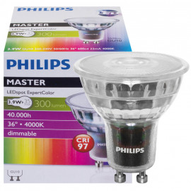LED Reflektorlampe PAR16 MASTER LEDspot ExpertColor GU10 3,9W(35W) 300lm 4000K