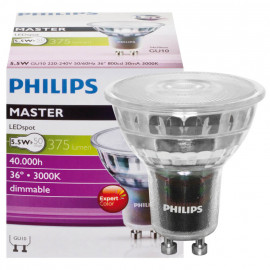 LED Reflektorlampe PAR16 MASTER LEDspot ExpertColor GU10 5,5W(50W) 375lm 3000K