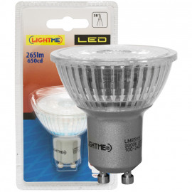 LED Lampe, Reflektor, GU10 / 3,6W, 265 lm, 3000K, Lightme
