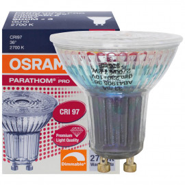 LED Lampe, Reflektor, GU10 / 6W, 350 lm, 3000K, Osram
