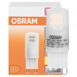 LED Stiftsockellampe LED PIN opal frosted G9 2700K 2,6W(28W) 290lm L 47mm Ø 15mm