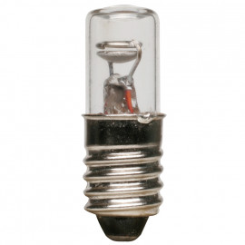 Glimmlampe mit Widerstand, 230V , 10 x 28mm