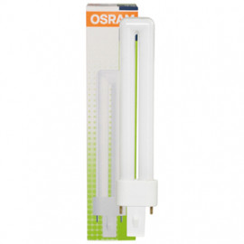 Lampe, Energiespar, DULUX S, G23 / 11W, 900 lm, LF 830, Osram