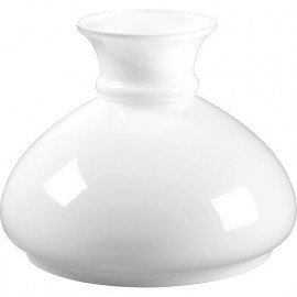 Lampen Ersatzglas - Petroglas opal glänzend Loch-Ø120mm Ø145mm H120mm