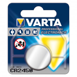 Knopfzelle, Lithium, CR 2450, 3V - Varta