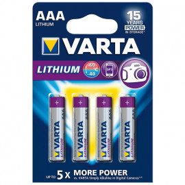 Batterie, PROFESSIONAL, Lithium, Micro, 1,5V, AAA, 1,5V - Varta