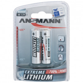 Batterie, Lithium, Mignon, FR6, L91, 1,5V, AA einsetzbar von -40° bis +60° (Blisterware)