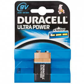 Batterie, ULTRA POWER, Alkaline, Block, 6LR61, 9V - Duracell