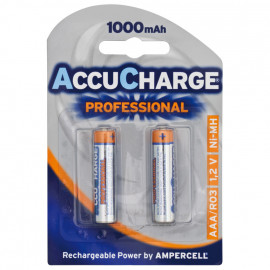 Akku, ACCUCHARGE PROFESSIONAL, NiMh, 1,2V / 1000 mAh, Micro, AAA (Blisterware)