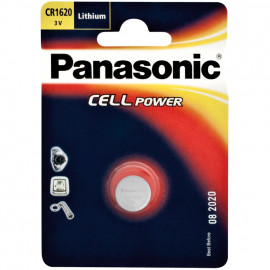 Knopfzelle, Lithium, POWER CELLS, CR 1620, 3V - Panasonic
