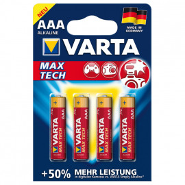 Batterie, MAX TECH, Alkaline, Micro, AAA, 1,5V - Varta
