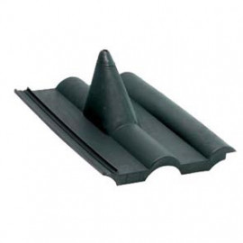 Dachhaube, Kunststoff schwarz Länge 325 mm, Tiefe 405 mm