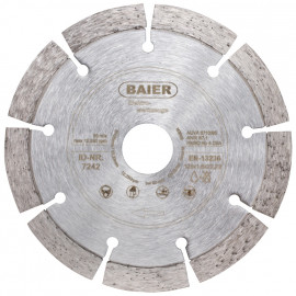 Diamant Trennscheibe, STANDART, Ø 125 mm Belag 10 mm Baier