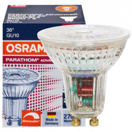 LED Lampe, Reflektor, GU10 / 3,1W, 230 lm, 2700K, Osram
