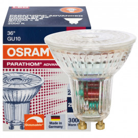 LED Lampe, Reflektor, GU10 / 3,3W, 230 lm, 3000K, Osram
