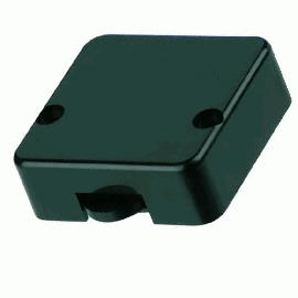 Einbau Truhentaster Taster, 230V/2A(1A), 1-pol., schwarz