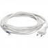 Euro Anschlußzuleitung, H03 VVH2-F, 2 x 0,75²mm, 5 m, weiß