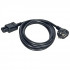 Heißgeräte Zuleitung schwarz 2,0m H05VV-F 3x1,5mm²