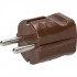 Schutzkontakt Standard Stecker braun Thermoplast 250V / 16A, VDE / KEMA KEUR