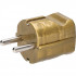 Schutzkontakt Standard Stecker gold Thermoplast 250V / 16A, VDE / KEMA KEUR