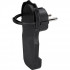 Flächen Winkelstecker extra flach schwarz Thermoplast