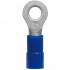 100 Stück Ringkabelschuh, PVC Isolation, für Kabel-Ø 1,5 - 2,5²mm  Anschluss 4 mm blau
