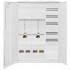 Zählerschrank TAB/VDE 2x 3-Punkt Zählerplätze 1x Verteilerfeld 5-reihig mit APZ-Feld