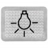 Lichtsymbol-Linse für Schalterprogramm Aufputz Feuchtraum, Presto Vedder