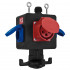 Gummi CEE Hängeverteiler, rot/blau//schwarz, Griffhaken und Aufhängevorrichtung - PCE