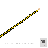 2,50 mm² einadrig Kfz FLRy Leitung Farbe Schwarz - Gelb ( Meterware )