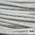 Textilkabel, Stoffkabel, Baumwolle Melange  2 adrig 2 x 0,75 mm² Flachkabel (Meterware)