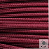 Textilkabel, Stoffkabel, Farbe Bordeaux 1 adrig 1 x 0,75 mm² rund (Meterware)
