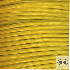 Textilkabel, Stoffkabel, Farbe Gelb 2 adrig 2 x 0,75 mm² Flachkabel (Meterware)