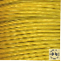 Textilkabel, Stoffkabel, Farbe Gelb 2 adrig 2 x 0,75 mm² rund (Meterware)
