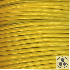 Textilkabel, Stoffkabel, Farbe Gelb 3 adrig 3 x 0,75 mm² rund (Meterware)