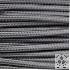 Textilkabel, Stoffkabel, Farbe Grau 3 adrig 3 x 0,75 mm² rund mit Füllgarn (Meterware)